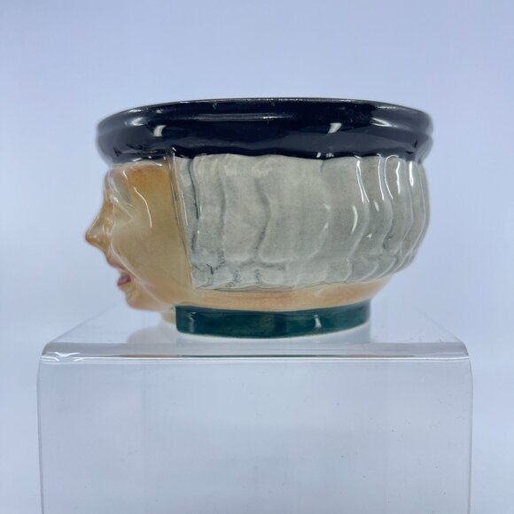 vintage staffordshire hand painted ceramic tobey sugar bowl - Picture 2 of 7